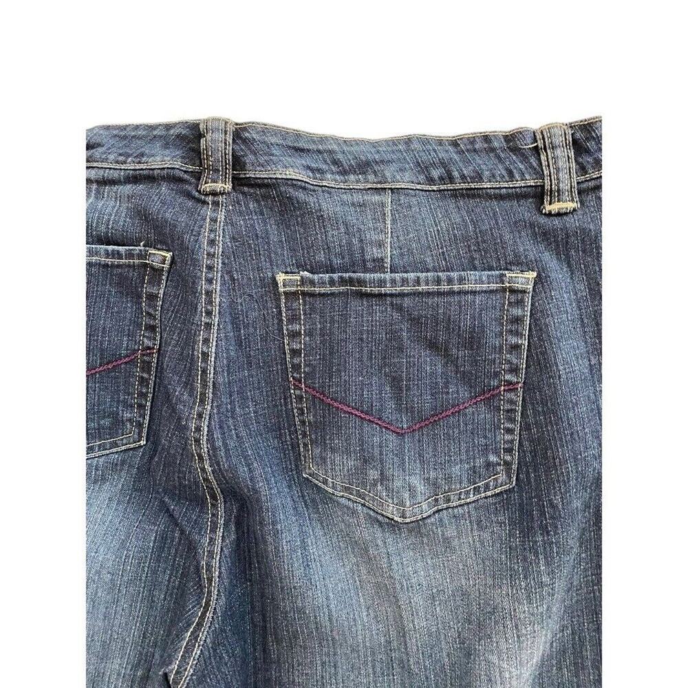 18W Bandolino Blu Jeans Cuffed Med Wash - Picture 5 of 7